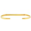 Image 7 : 18k Yellow Gold ID Style “Listen to your Dreams” Bangle Bracelet