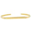 Image 9 : 18k Yellow Gold ID Style “Listen to your Dreams” Bangle Bracelet