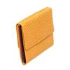 Image 3 : Authentic Louis Vuitton Yellow Leather Sarah Wallet