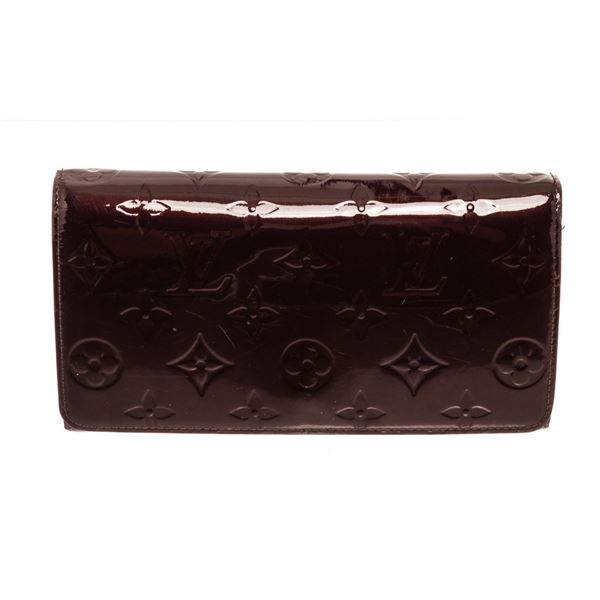 Authentic Louis Vuitton Brown Sarah Chain Wallet
