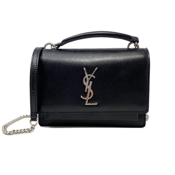 Authentic Yves St. Laurent BSHW Sunset Chain Wallet Crossbody Bag