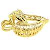 Image 3 : 14k Yellow Gold Diamond Heart Pendant