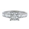 Image 1 : 18k White Gold Mosaic Diamond Ring