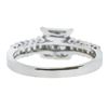 Image 2 : 18k White Gold Mosaic Diamond Ring