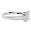 Image 5 : 18k White Gold Mosaic Diamond Ring