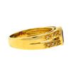 Image 2 : 14k Yellow Gold Ruby/Diamond Ring