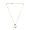 Image 2 : 18k Yellow Gold Three Heart Necklace