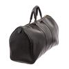 Image 2 : Authentic Louis Vuitton Black Leather Keepall 45 Duffle
