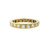 Image 1 : 18k Yellow Gold Diamond Eternity Band