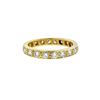 Image 3 : 18k Yellow Gold Diamond Eternity Band