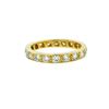 Image 4 : 18k Yellow Gold Diamond Eternity Band