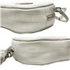 Image 7 : Authentic Yves St. Laurent Embossed White Leather Crossbody Bag
