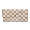 Image 1 : Authentic Louis Vuitton Damier Azur Sarah Wallet