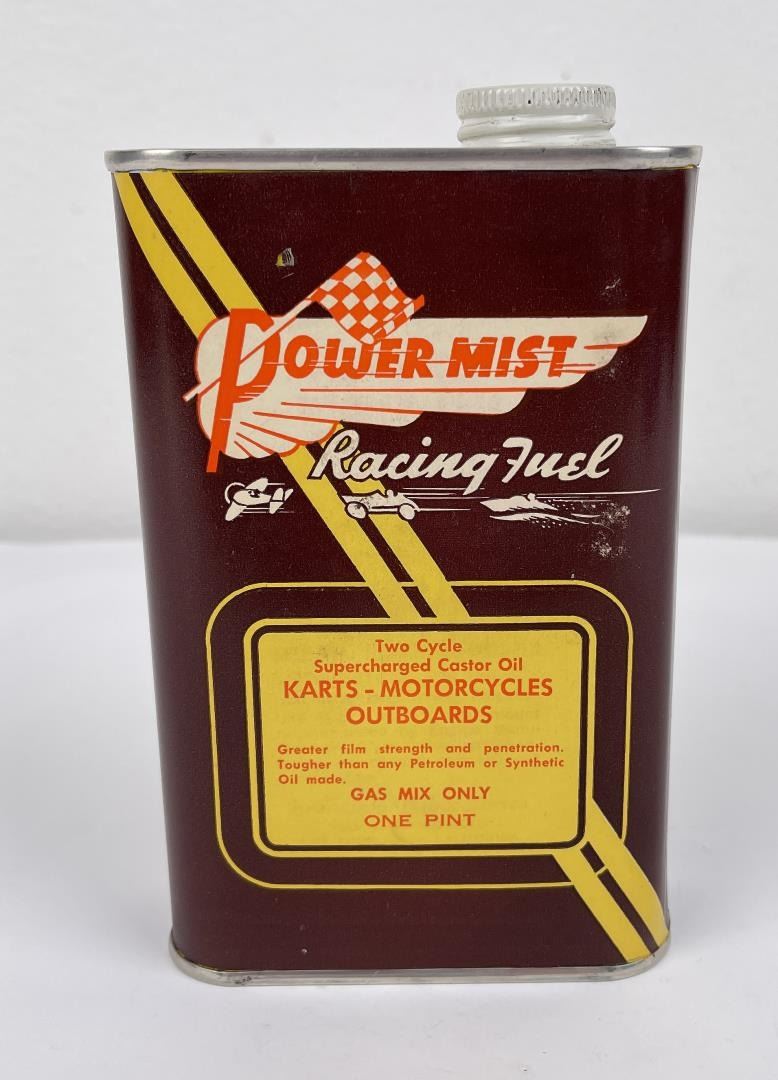 Power Mist Racing Flue Karts Motorcycles Tin Can