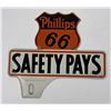 Image 1 : Phillips 66 Safety Pays License Plate Topper