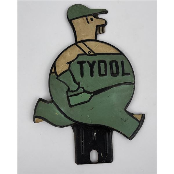 Tydol Man License Plate Topper Green White