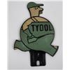 Image 1 : Tydol Man License Plate Topper Green White