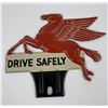 Image 1 : Mobil Oil Drive Safely License Plate Topper