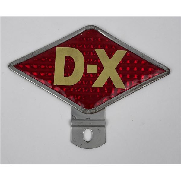 D-X Diamond License Plate Topper