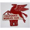 Image 1 : Mobil California Worlds Fair License Plate Topper