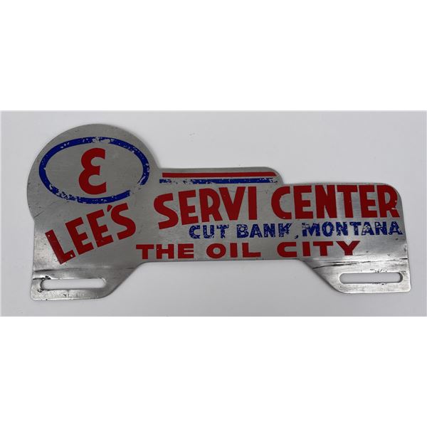 Esso Cut Bank Montana License Plate Topper