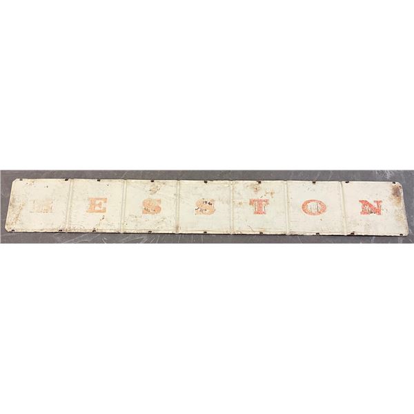 Hesston Farm Machinery Advertising Sign