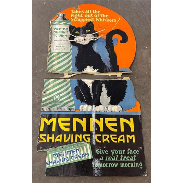 Mennen Shaving Cream Store Display Sign