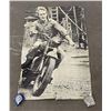 Image 1 : Vintage Man on Motorcycle Poster