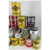 Image 2 : Lot of Oil Cans Union 76 Quaker State Chevron