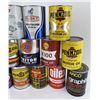Image 2 : Lot of Oil Cans Husky Shell Pennzoil Union 76