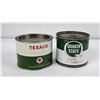 Image 1 : Lot of Oil Grease Cans Texaco Quaker State