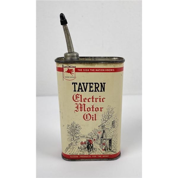 Tavern Handy Oiler Can Mobil Motor Oil