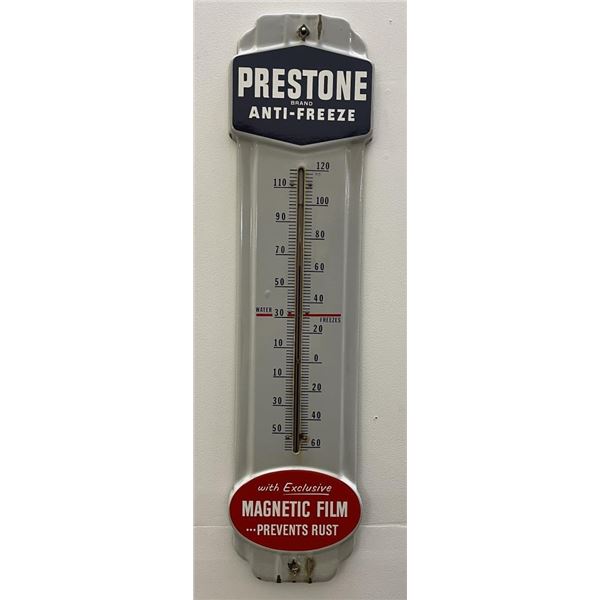 Prestone Antifreeze Advertising Thermometer