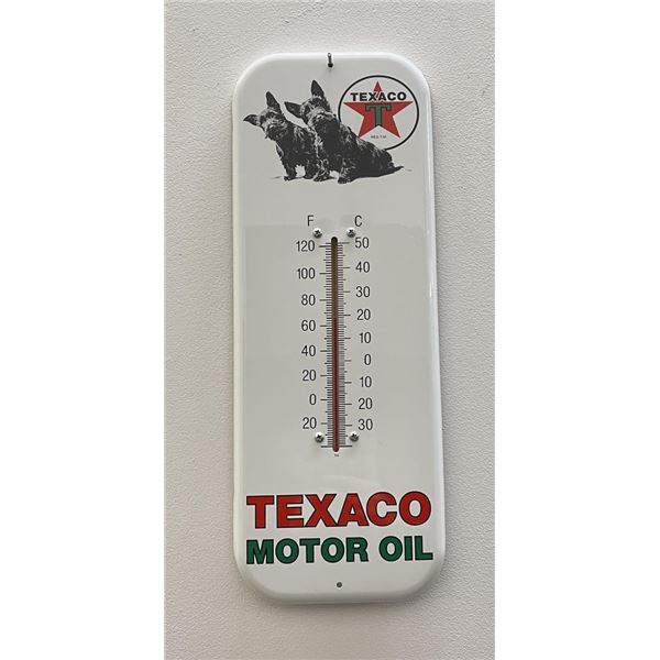 Texaco Scottie Dogs Advertising Thermometer