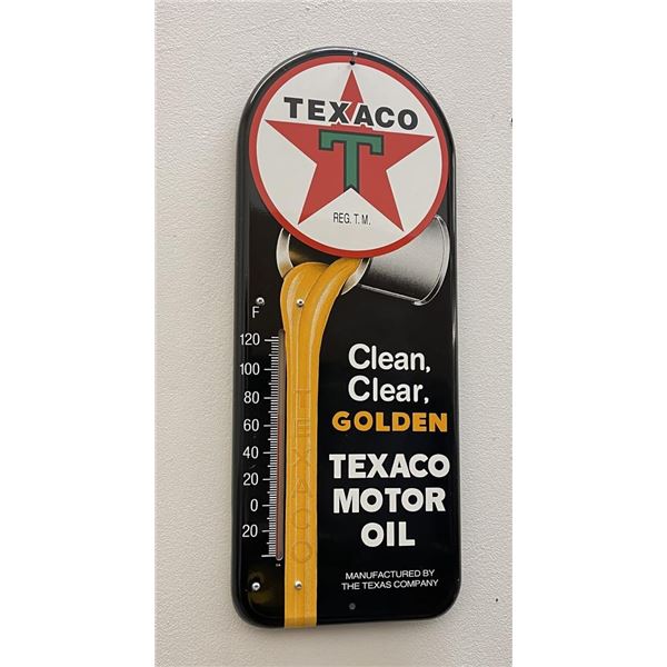 Texaco Oil Advertising Thermometer