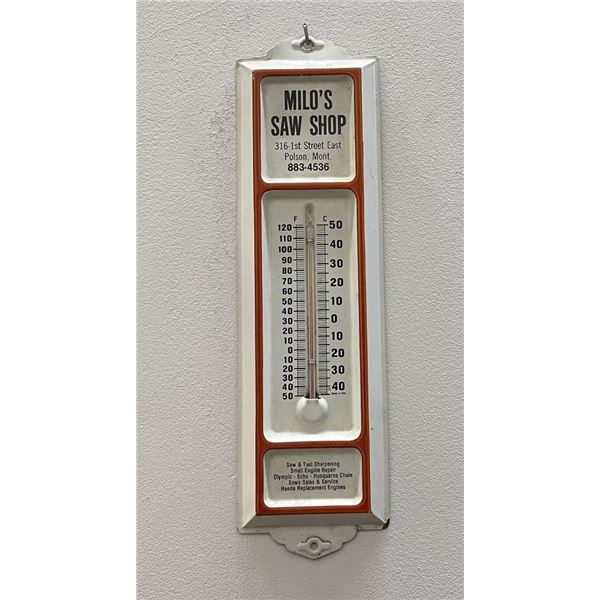 Polson Montana Advertising Thermometer