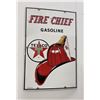 Image 1 : Texaco Fire Chief Gasoline Porcelain Sign