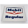 Image 1 : Mobil Regular Porcelain Gas Pump Plate Sign