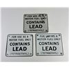 Image 1 : 3 Tetraethyl Lead Porcelain Pump Plate Sign