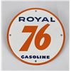 Image 1 : Royal 76 Porcelain Pump Plate Sign