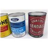 Image 2 : Lot of Oil Cans Ford Kendall Rislone Shell