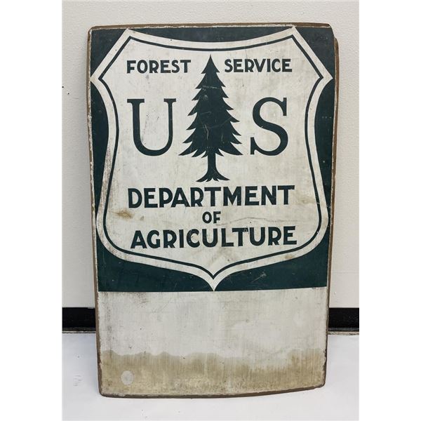 Montana Department Agriculture Forest Service Sign