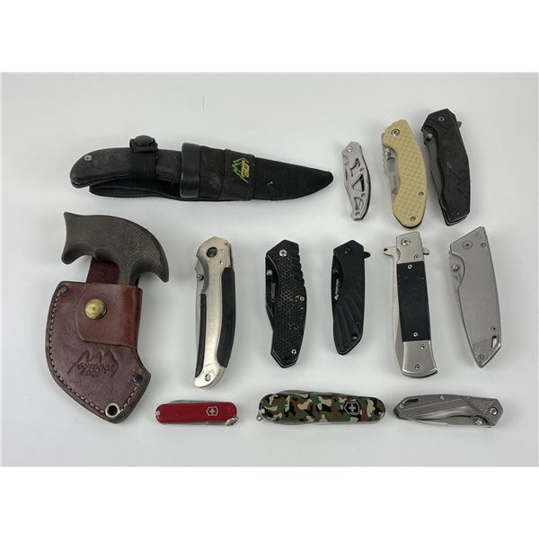 Collection of Hunting Pocket Knives
