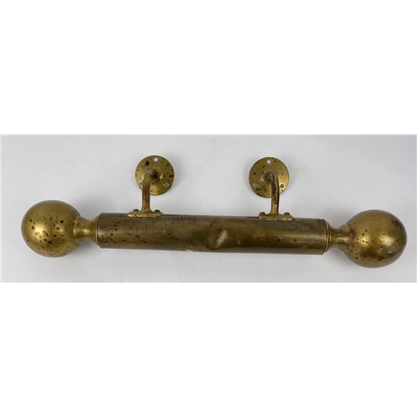 Antique Brass Rail Montana Saloon Foot Rest