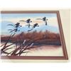 Image 2 : Rick Urdahl Montana Watercolor Geese Landing