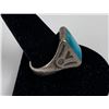 Image 2 : Old Pawn Navajo Sterling Silver Turquoise Ring