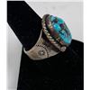 Image 2 : Old Pawn Navajo Sterling Silver Turquoise Ring