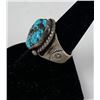 Image 3 : Old Pawn Navajo Sterling Silver Turquoise Ring