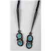 Image 2 : Effie Calavaza Sterling Silver Turquoise Bolo Tie