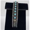 Image 2 : Old Pawn Navajo Sterling Silver Turquoise Bracelet